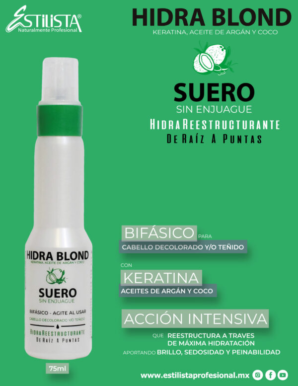 Suero Bifásico Hidra Blond 75 ml (sin enjuague) - Image 2